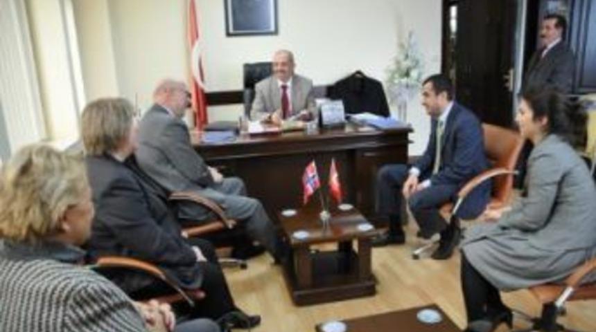 Norve&ccedil; B&uuml;y&uuml;kel&ccedil;i'si Alanya'yı ziyaret etti