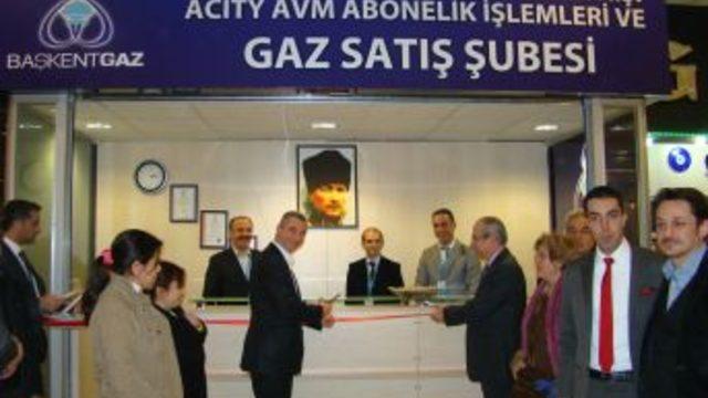 Başkentgaz'dan A City AVM'ye abone merkezi