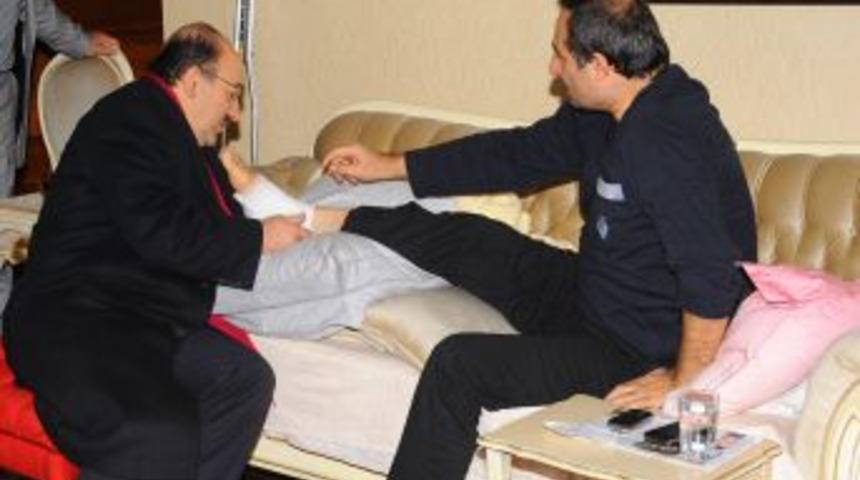 Belediye Başkanı G&uuml;mr&uuml;k&ccedil;&uuml;oğlu&rsquo;ndan Şakar&rsquo;a ziyaret