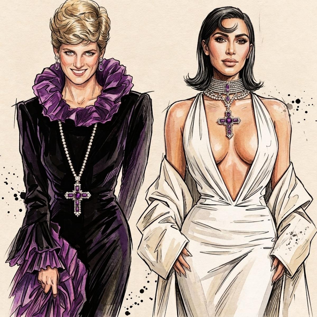 Lady Diana’nın kolyesinin Kim Kardashian da ne işi var? 1