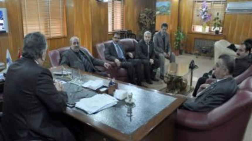 Memur Sen Siirt Şubeler Platformu'ndan belediyeye ziyaret