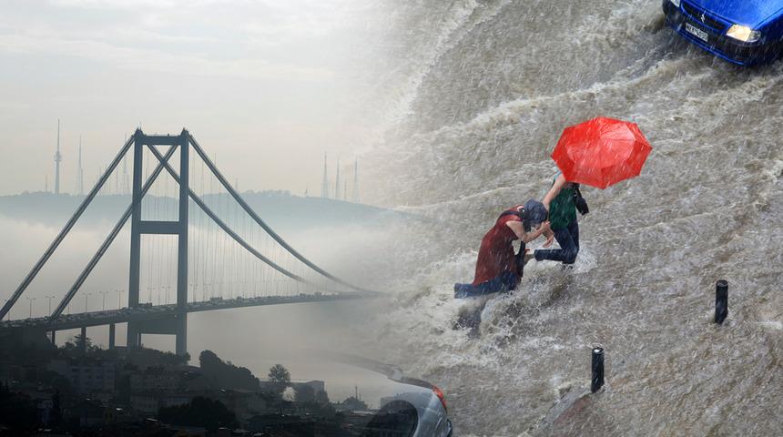Meteoroloji il il a&ccedil;ıkladı! 7 şehirde sağanak alarmı