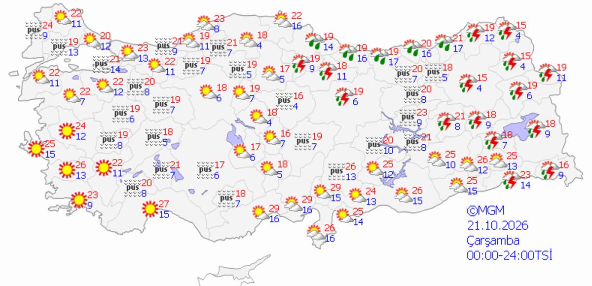 Meteoroloji il il a&ccedil;ıkladı! 7 şehirde sağanak alarmı 2