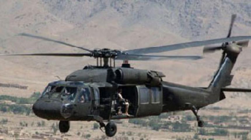 Mardin'de askeri helikopter düştü