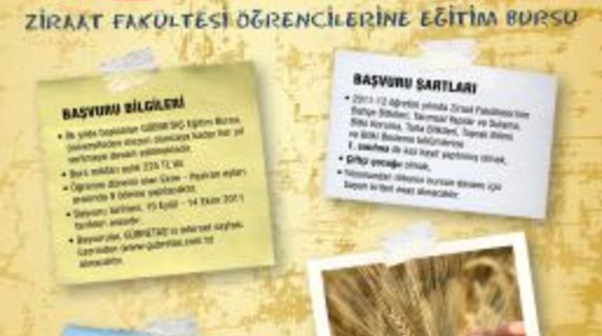 G&uuml;bretaş&rsquo;tan Ziraat Fak&uuml;ltesi &ouml;ğrencilerine burs