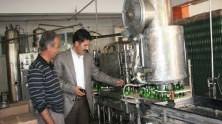 Erzincan&rsquo;da aromalı maden suyu &uuml;retimine başlandı