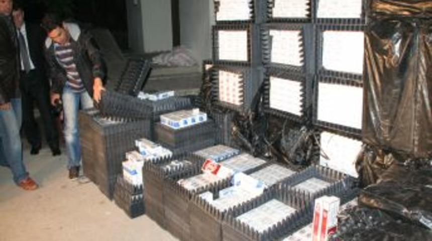 Serada ka&ccedil;ak sigara sakladılar