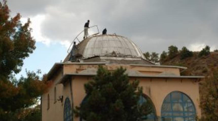 Aydıncık Yukarı Camii'nde yenileme &ccedil;alışmalarına başlandı