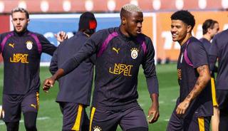 Galatasaray, Lille ma&ccedil;ı hazırlıklarını tamamladı