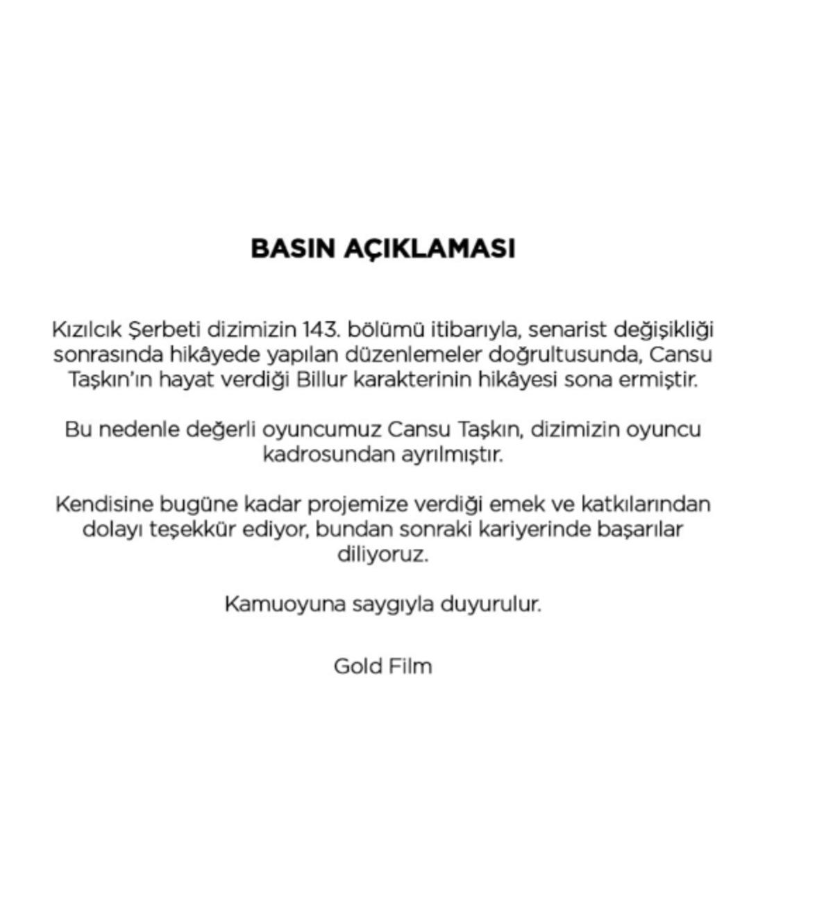 Cansu Taşkın ın Kızılcık Şerbeti ne girmesiyle çıkması bir oldu! Sebebi ortaya çıktı 3