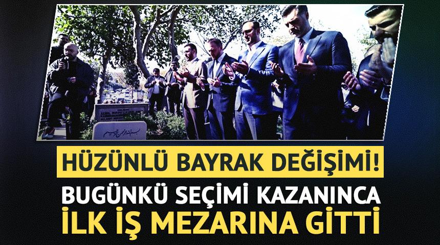 &Uuml;sk&uuml;dar'da h&uuml;z&uuml;nl&uuml; bayrak değişimi!