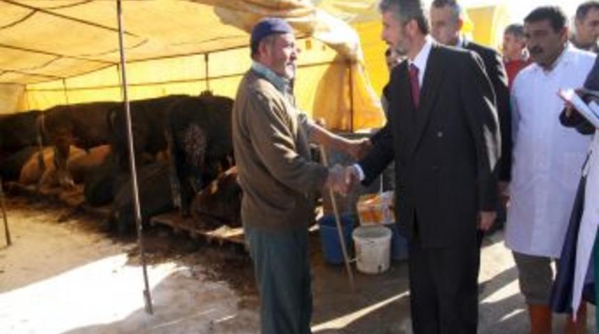 Başkan Tuna, kurban pazarını denetledi