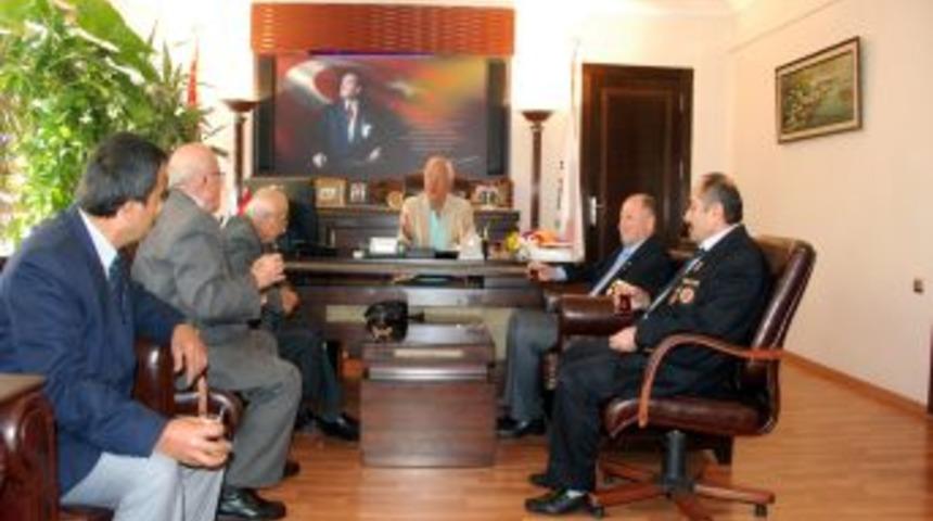 Muharip gazilerden Posbıyık&rsquo;a ziyaret