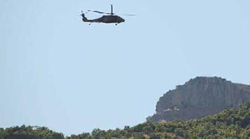 Tunceli'de hava destekli operasyon