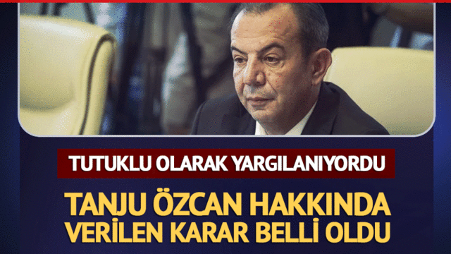 Bolu eski Belediye Başkanı Tanju &Ouml;zcan hakkında verilen karar belli oldu