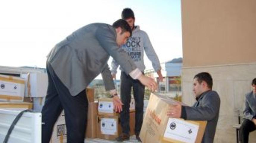 KM&Uuml; &ouml;ğrencileri Van&rsquo;a yardım g&ouml;nderdi