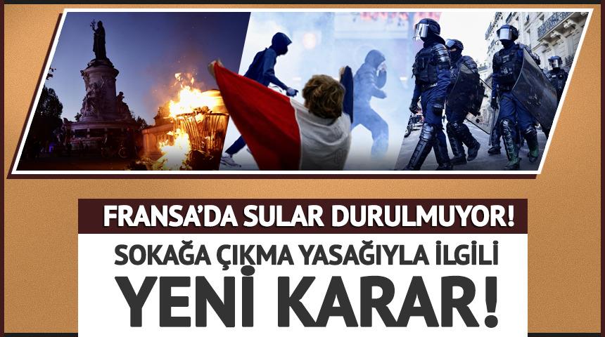 Fransa'da Paris ve bazı kentlerdeki kısmi sokağa &ccedil;ıkma yasağı uzatıldı