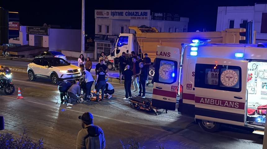 Bodrum'da motosikletin &ccedil;arptığı kadın hayatını kaybetti!