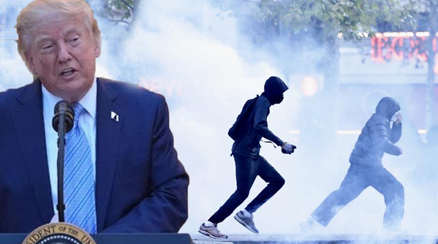 ABD Başkanı Trump, Fransa'daki olaylar i&ccedil;in "ayaklanma değil, devrim gibi" yorumunu yaptı