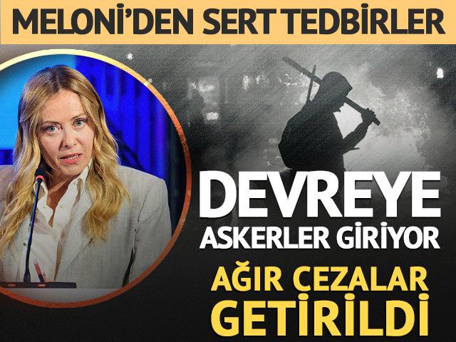 Milona'ya ek asker konuşlanacak! İtalya'da şiddet olaylarına karışanlara hapis cezası
