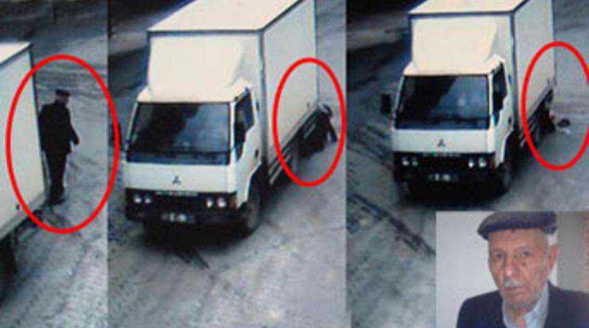 92'lik dede kamyoneti farketmeyince!