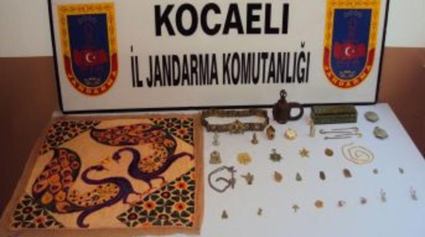 Kocaeli'nde tarihi eser operasyonu: 1 g&ouml;zaltı