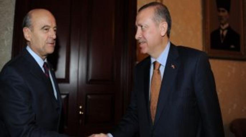 Erdoğan, Fransa Dışişleri Bakanı Juppe’yi kabul etti