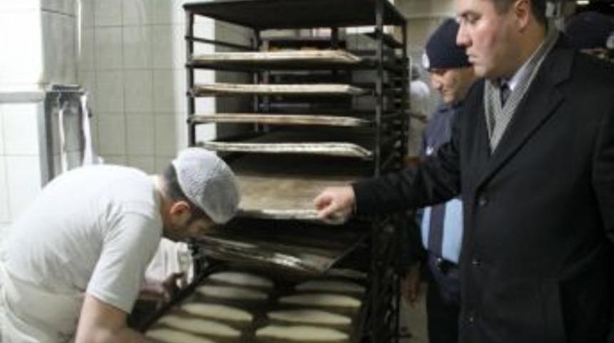 Çubuk'ta fırınlarda şafak denetimi