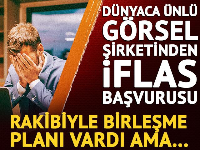 D&uuml;nyaca &uuml;nl&uuml; g&ouml;rsel i&ccedil;erik şirketi iflas başvurusunda bulundu