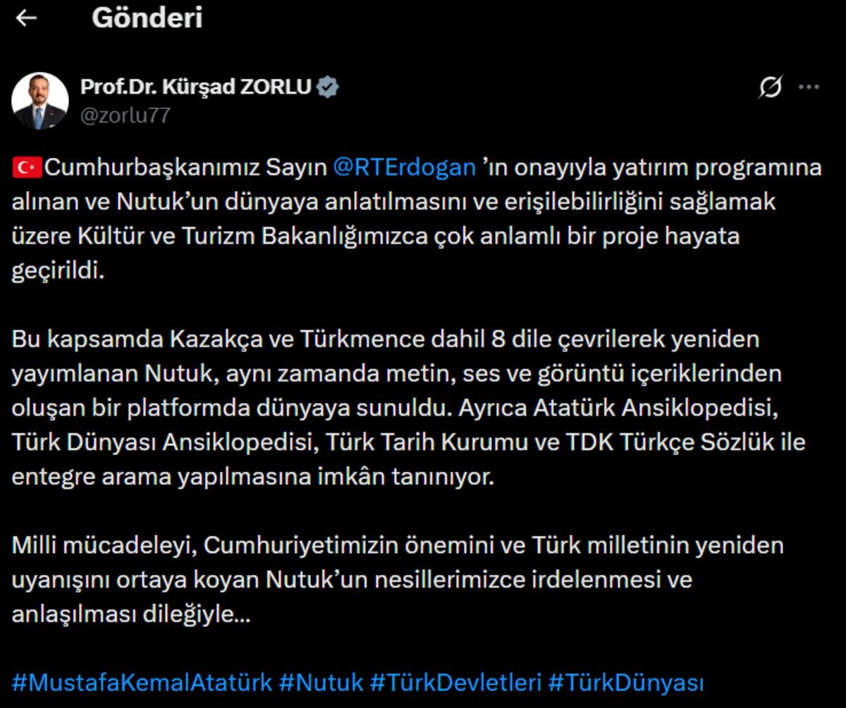 Erdoğan onayladı... Nutuk, 8 dile çevrilip yeniden yayımlandı 3