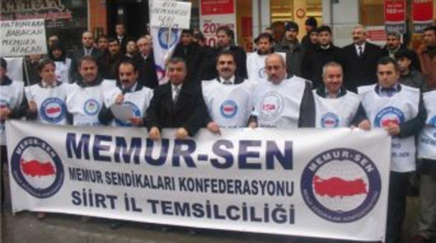Siirt Memur-Sen'den toplu s&ouml;zleşme a&ccedil;ıklaması