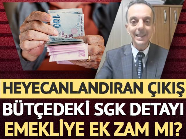 B&uuml;t&ccedil;edeki SGK detayı emekliye ek zam mı? Uzman isim a&ccedil;ıkladı