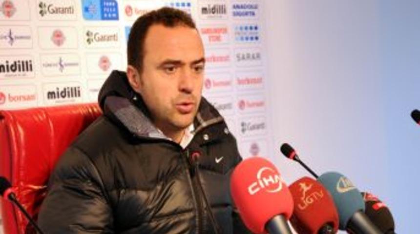 Samsunspor Antren&ouml;r&uuml; Burak Dilmen, şans bizim yanımızda olmadı