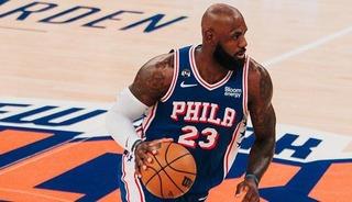 LeBron James, Philadelphia ile ilk ma&ccedil;ında 12 sayı kaydetti