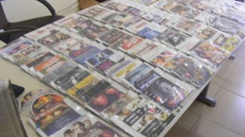 T&uuml;rkoğlu&rsquo;nda 900 adet korsan CD ele ge&ccedil;irildi