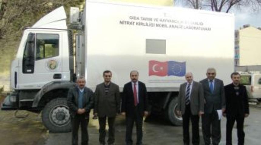 Malatya'da nitrat kirliliğini &ouml;l&ccedil;mek i&ccedil;in mobil laboratuvar kuruldu