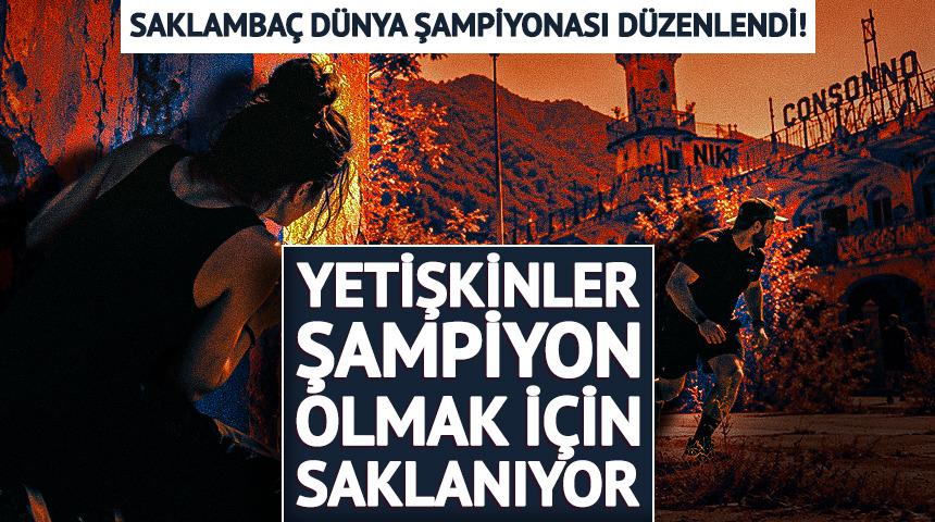 Saklamba&ccedil; D&uuml;nya Şampiyonası d&uuml;zenlendi! Yetişkinler şampiyon olmak i&ccedil;in saklanıyor