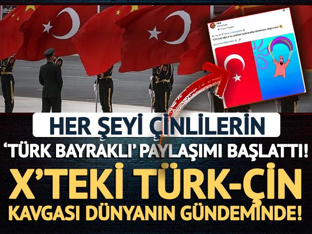 X'teki T&uuml;rk-&Ccedil;in kavgası d&uuml;nyanın g&uuml;ndeminde
