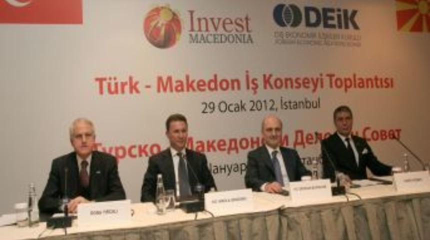 Makedonya Başbakanı&rsquo;ndan T&uuml;rk işadamlarına yatırım &ccedil;ağrısı