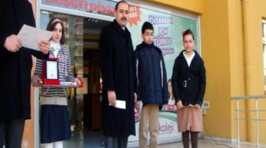 Diyarbakır&rsquo;da 'Altın &Ccedil;ocuklar Yarışıyor' sınavının &ouml;d&uuml;lleri dağıtıldı
