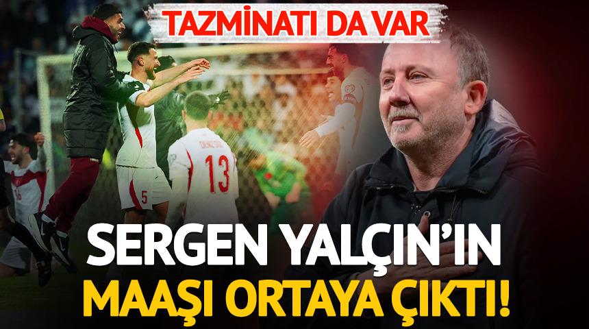 Sergen Yal&ccedil;ın'ın milli takımdan alacağı maaş belli oldu! Tazminatı da var