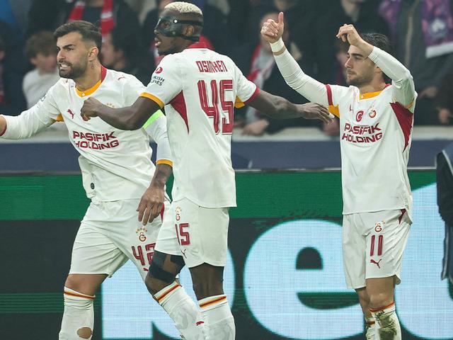 Galatasaray'da Yunus Akg&uuml;n'den Lille'e 65 saniyede rekor!