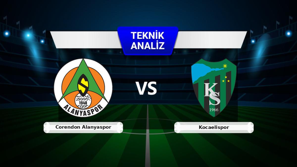 (Özet) Corendon Alanyaspor - Kocaelispor Maçı Özeti ve Tüm Önemli Anları 8