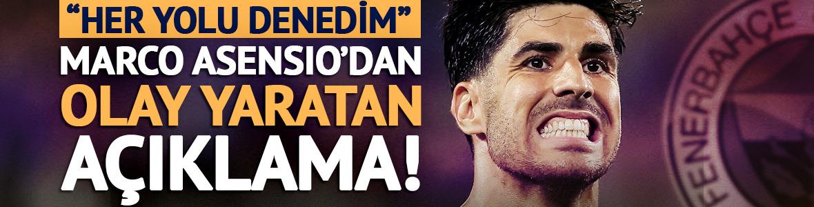 Fenerbah&ccedil;e'de Asensio'dan olay a&ccedil;ıklama! Taraftarları duygulandırdı
