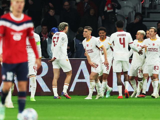 Galatasaray, Lille galibiyetiyle T&uuml;rkiye rekoru kırdı!