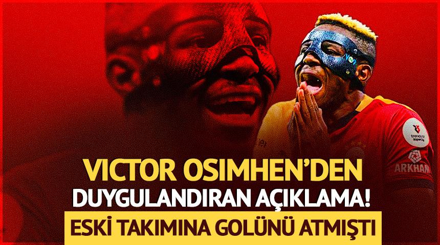 Victor Osimhen'den eski takımı Lille i&ccedil;in duygusal a&ccedil;ıklama