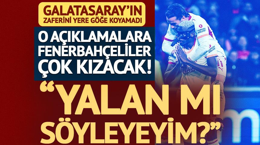 Emre Bol&rsquo;un Galatasaray s&ouml;zleri Fenerbah&ccedil;elileri kızdıracak!
