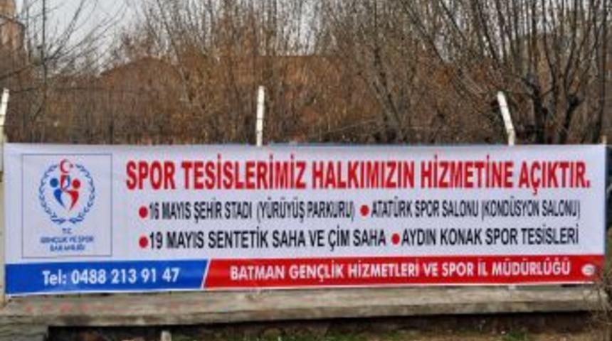 Batman Gen&ccedil;lik Hizmetleri'nden spora pankartlı davet