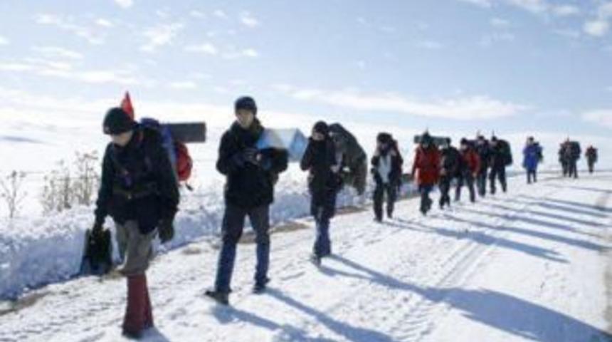 Erciyes&rsquo;teki İzci Mahalli Kış Kampı başladı