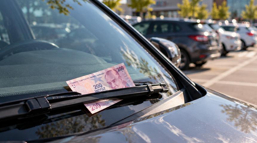 Aracınızın sileceğinde 200 TL g&ouml;r&uuml;rseniz arabadan inmeyin! Hırsızların yeni y&ouml;ntemi
